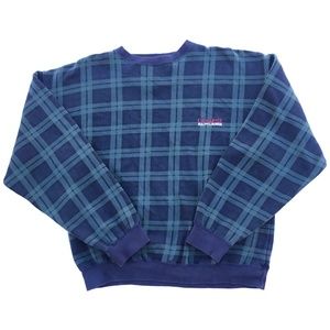 Vintage Chaps Ralph Lauren Plaid Sweatshirt.